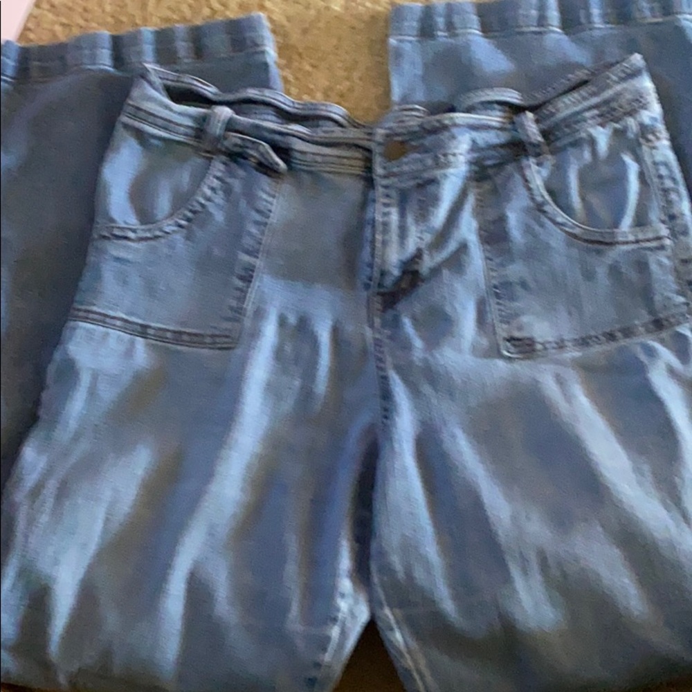Wide leg jeans